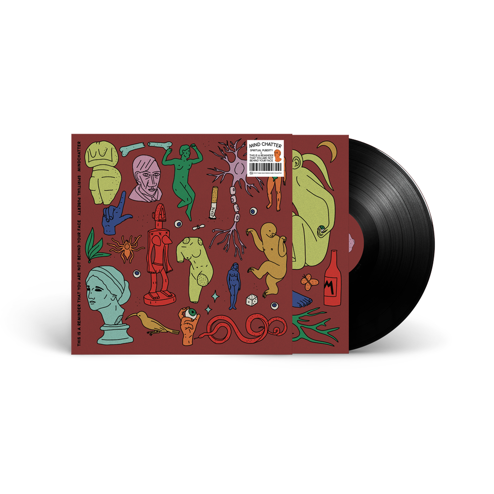 Mindchatter - 'Spiritual Puberty' + 'This is A Reminder That You Are Not Behind Your Face’ LP + Digital Download Front