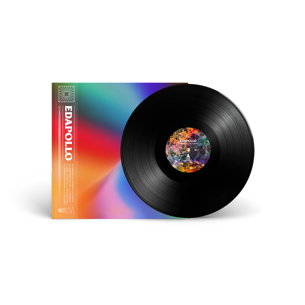 edapollo - ’Technicolour Places’ LP + Digital Download Disc Front